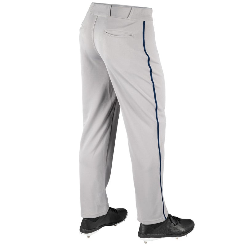 CHAMPRO MVP OB Open Bottom Baseball Pant with Contrast Color Braid Piping and Reinforced Double Knee - Image 2